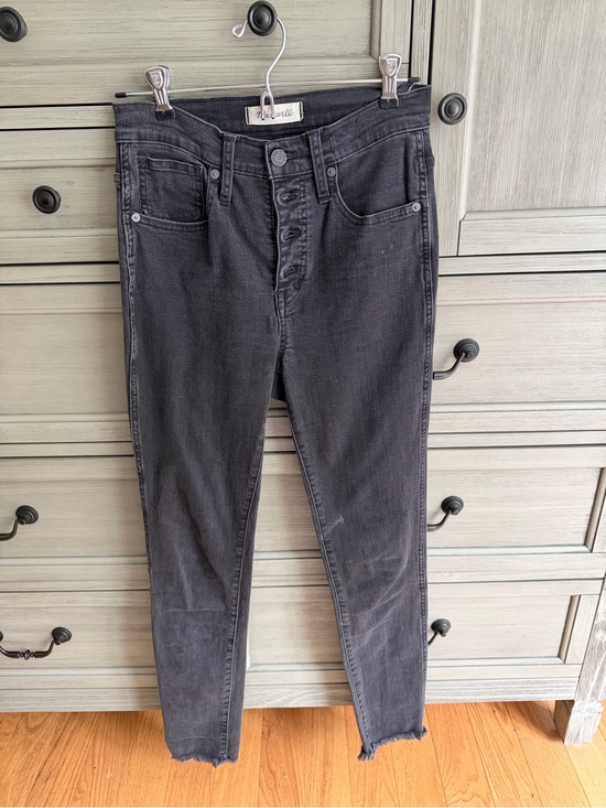 Madewell Denim - Madewell Raw Hem High-Rise Black Women’s Jeans